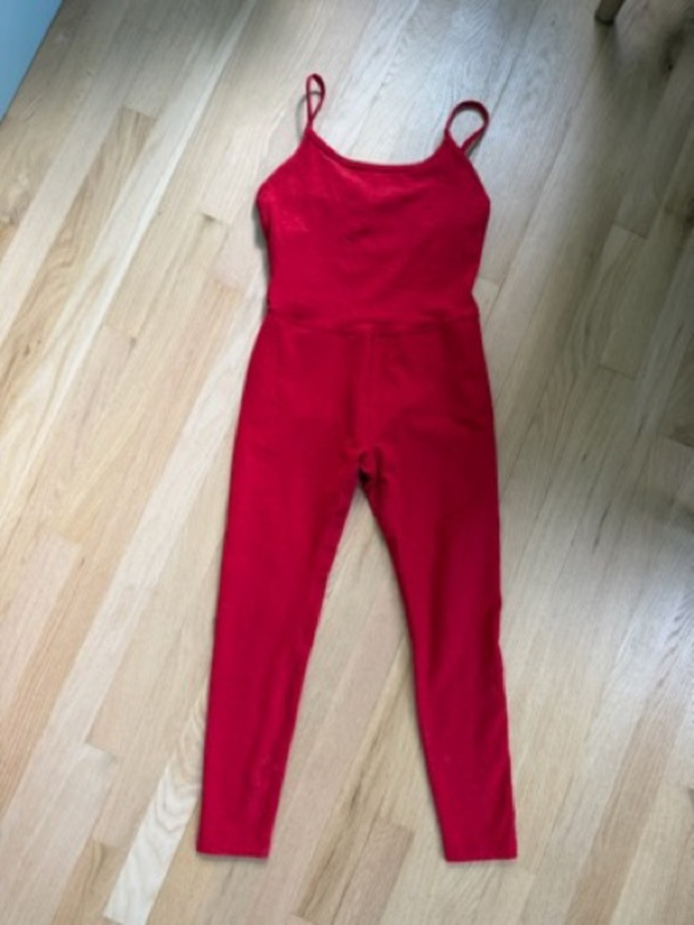 Beyond Yoga Red Spacedye Jumpsuit Bodysuit Unitard Size Small